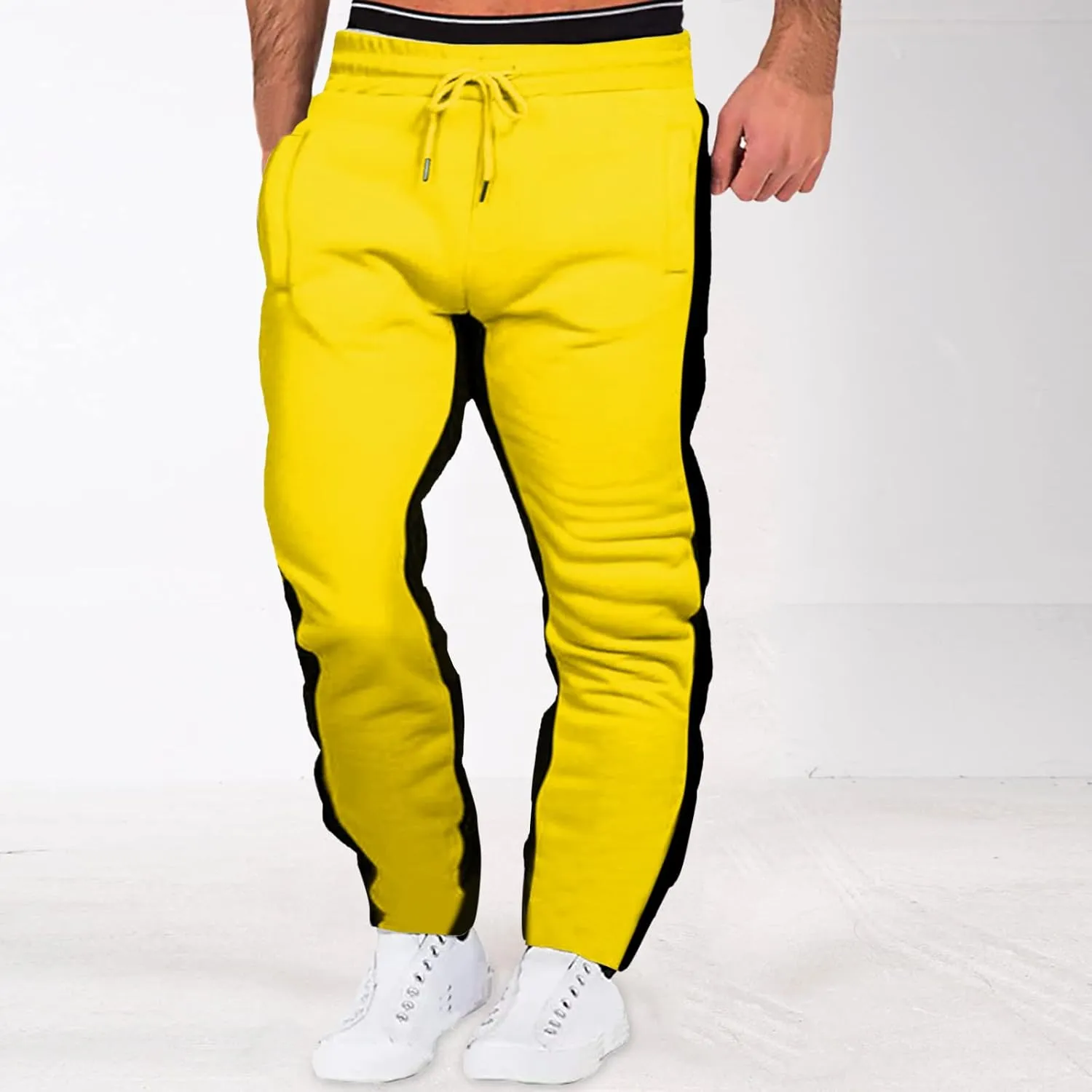 Mens Sweatpants with Pockets Men's Basic Active Fleece Jogger Pants Regular and Big & Tall Sizes for Workout Running