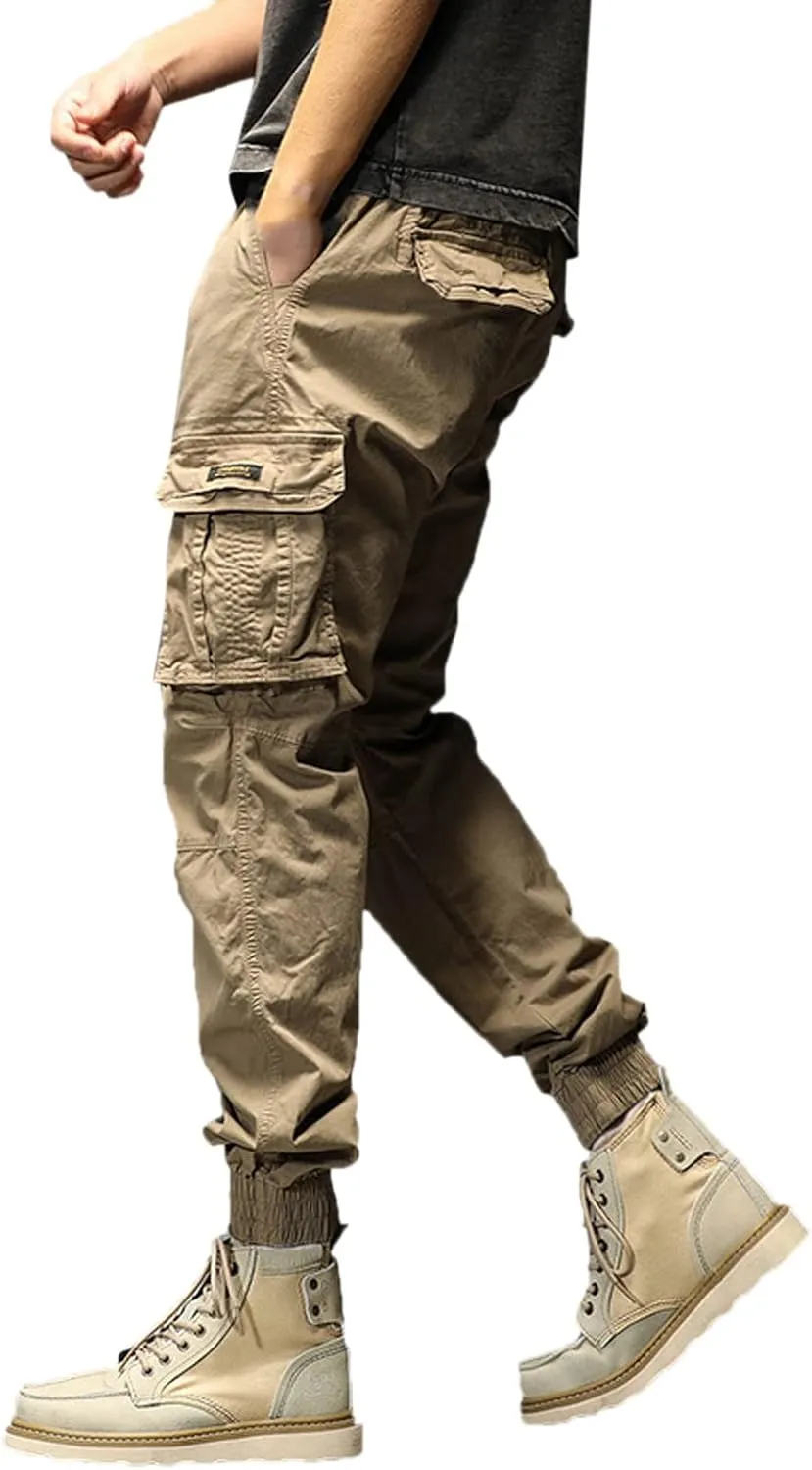 Mens Sweatpants with Pockets Waist Straight Leg Cargo Pants with Pockets Mens Sweatpants Big and Tall Fleece Lined