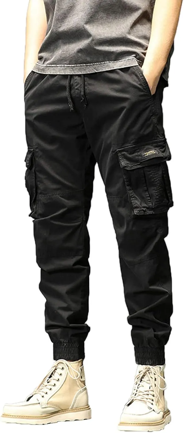 Mens Sweatpants with Pockets Waist Straight Leg Cargo Pants with Pockets Mens Sweatpants Big and Tall Fleece Lined