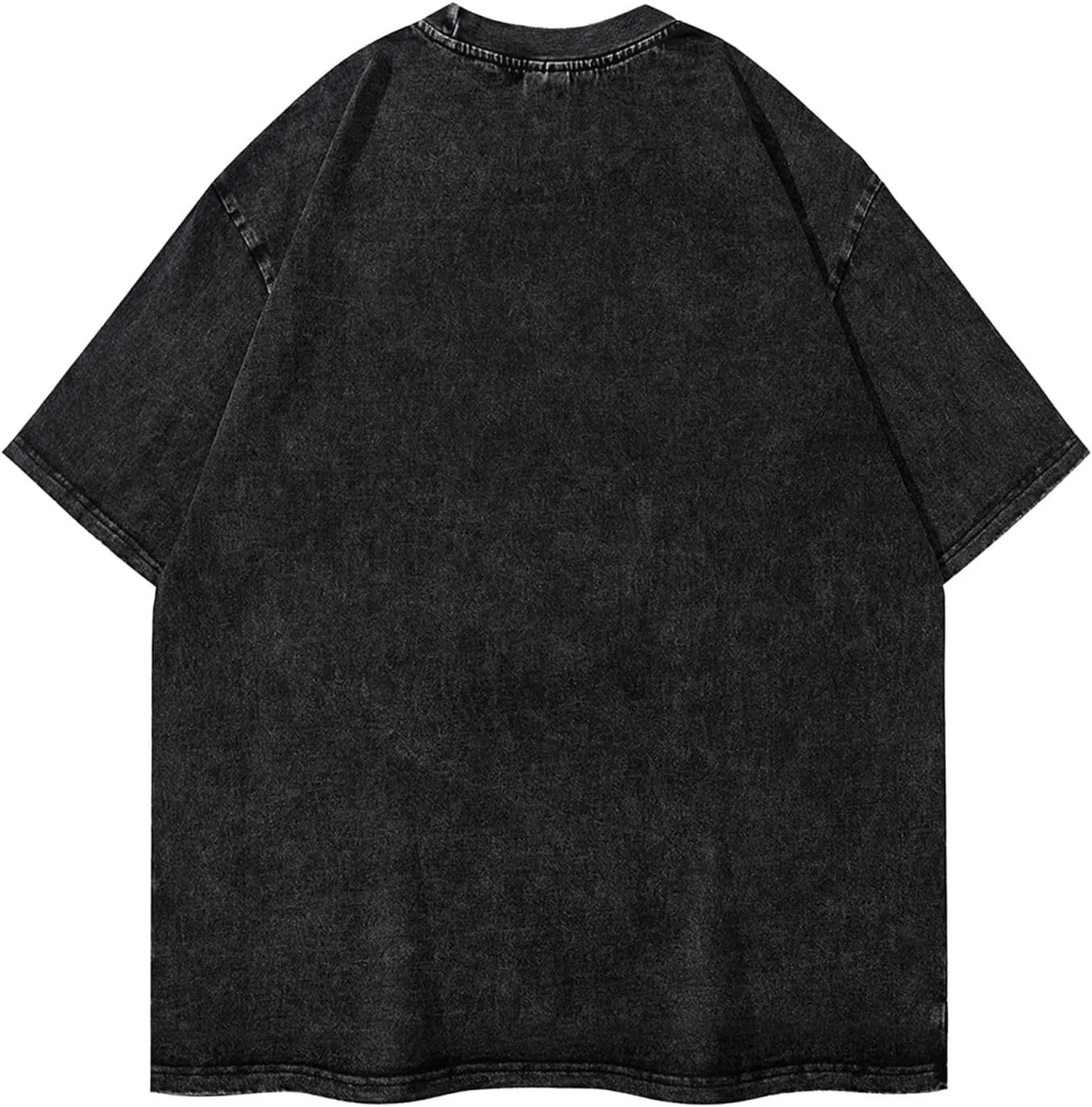 Men's Vintage Oversized Fashion Drop Shoulder T-Shirts Loose Tees Top