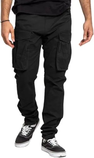 Mens Wild Cargo Pants Relaxed Fit Athletic Stretch Jogger Sweatpants Premium Slim Fit Chino Trousers with Pockets