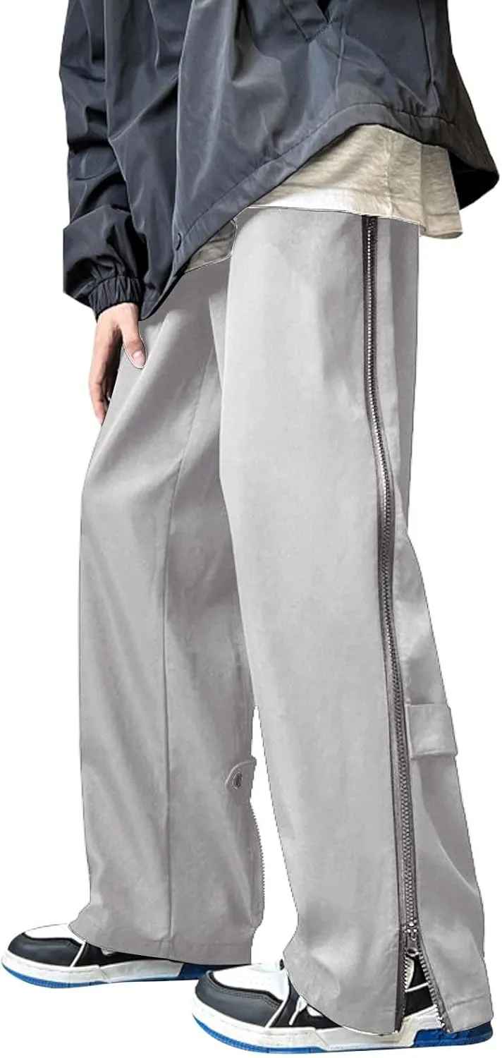 Mens Workout Cargo Sweatpants Pants Mens Fashion Joggers Sports Pants Athletic Workout Trousers Casual Cargo Pants