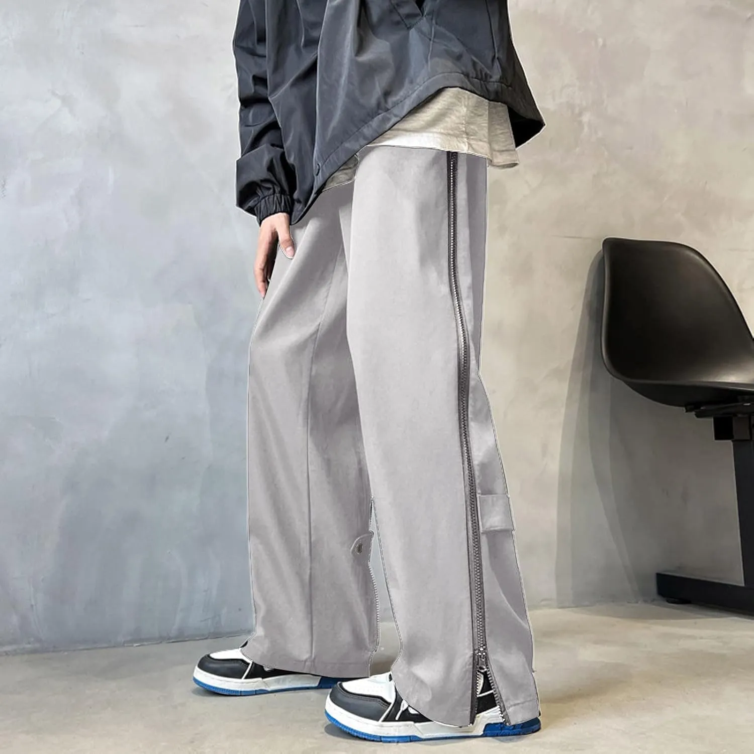 Mens Workout Cargo Sweatpants Pants Mens Fashion Joggers Sports Pants Athletic Workout Trousers Casual Cargo Pants