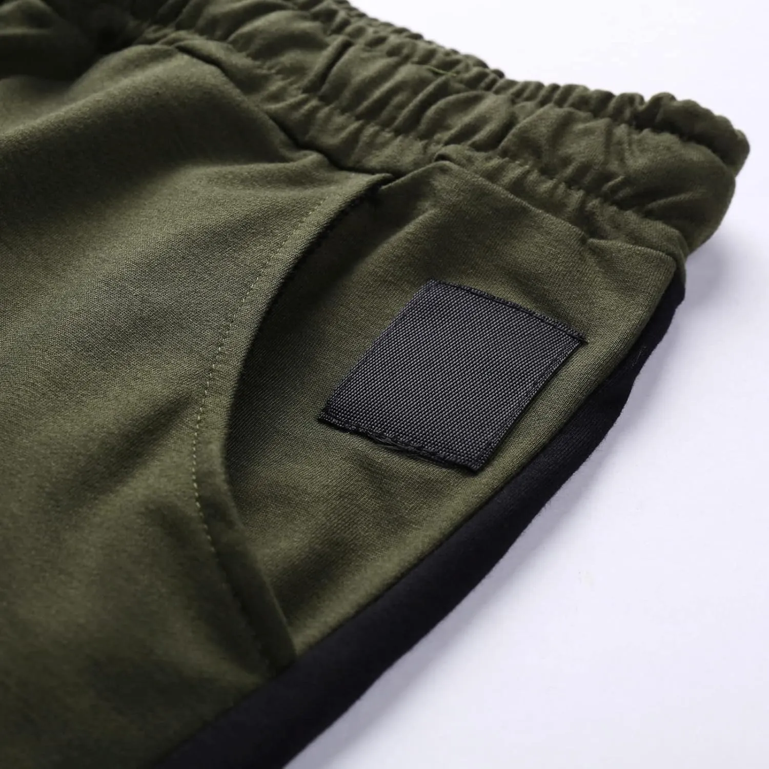 Mens Workout Cargo Sweatpants Stretch Elastic Waist Multiple Pockets Sports Pants Fitness Sports Trousers Men's Cargo