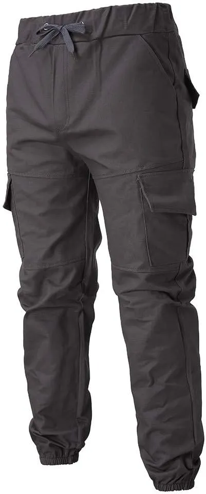Mens Workout Cargo Sweatpants Trousers Slim Fit Stretch Pants Plaid Sweatpants Mens Fashion Joggers Sports Pants Mens