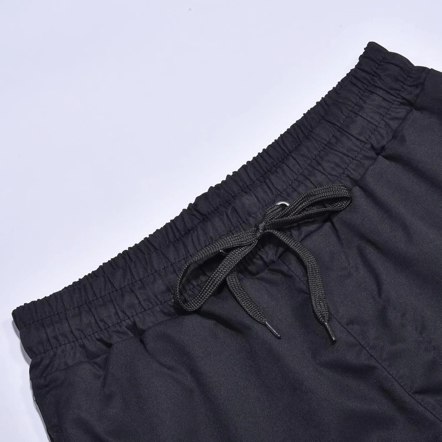 Men's Workwear Pants Pure Washed Solid Multi-Pocket Straight-Leg Cargo Trousers