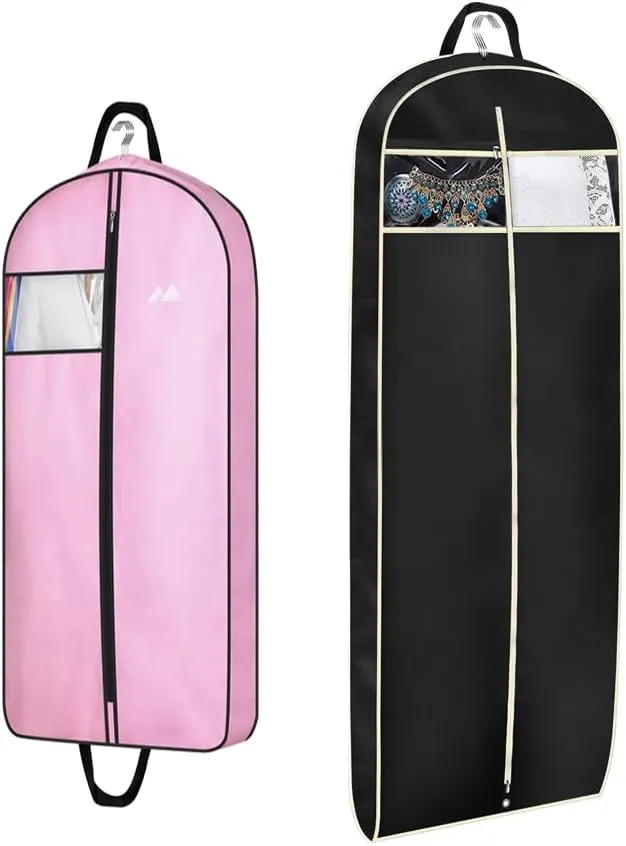 MISSLO 43" Garment Bag Bundle with 60" Garment Bag