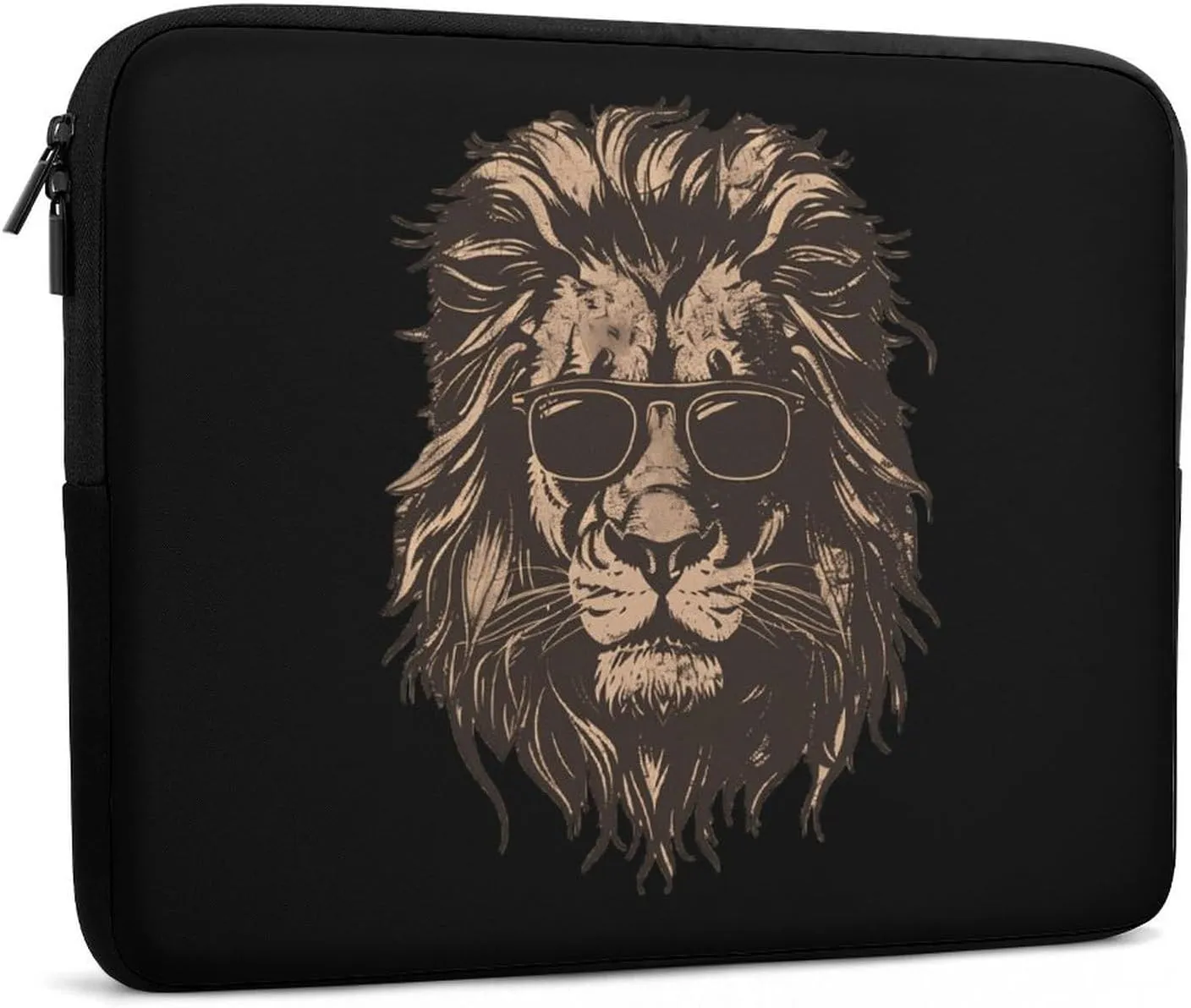 Mr. Lion 80s Personalized Laptop Bag Business Casual Laptop Cases Slim Computer Bag Briefcase