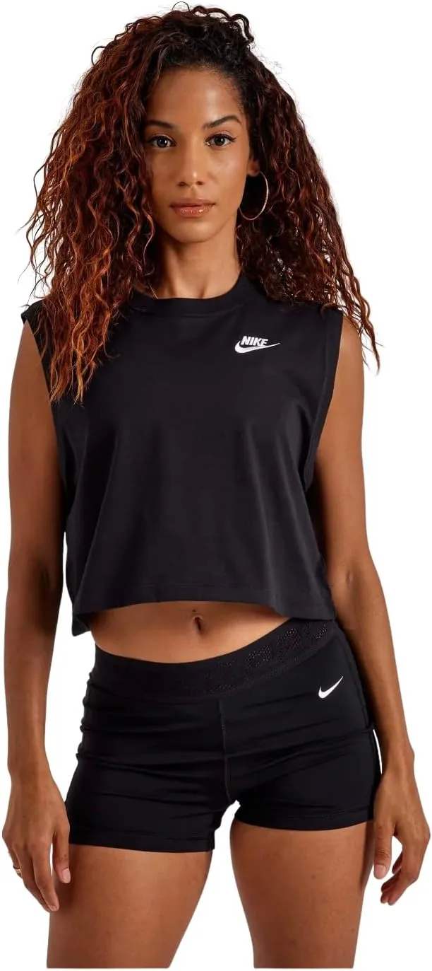Nike Women's Club Sleeveless Cropped Top