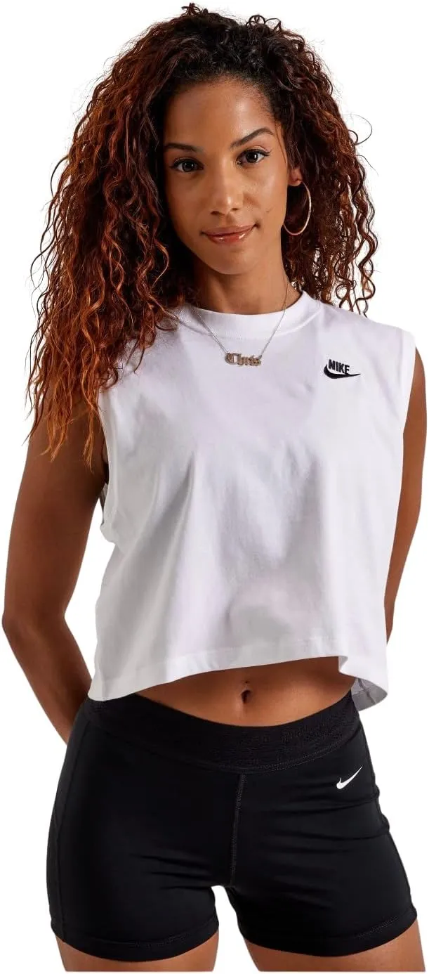 Nike Women's Club Sleeveless Cropped Top