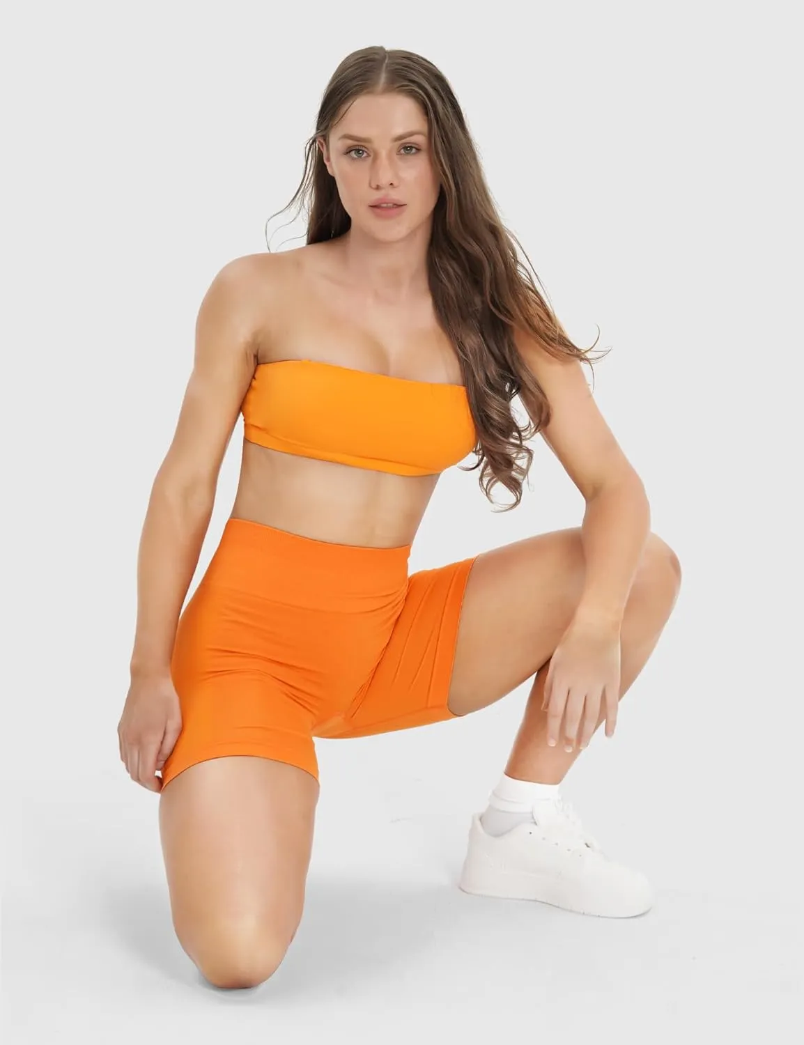 NVS Workout Shorts Women Amplify Contour Seamless Scrunch Shorts Gym Running Fitness Yoga Booty Bike Shorts