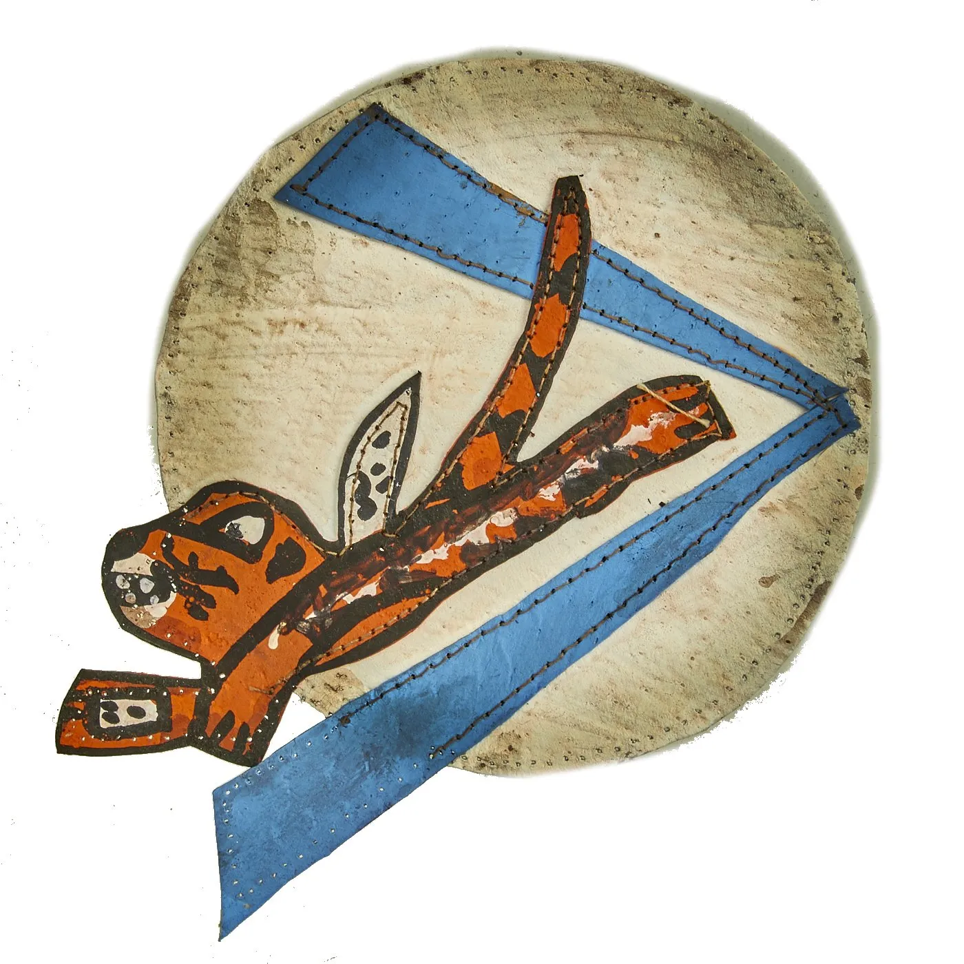 Original U.S. WWII USAAF Pacific Theater CBI Blood Chit and Flying Tigers Patches Set