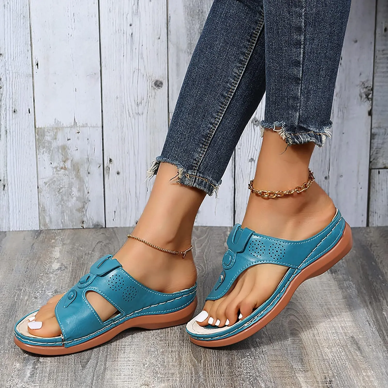 Orthopedic Shoes for Women Casual Dress Sandals for Women 2024 Trendy Summer Sandals Women 2024 Comfy Flip Flops for Women Walking Orthopedic Flip Flops for Women Womens Sandals Size 7.5