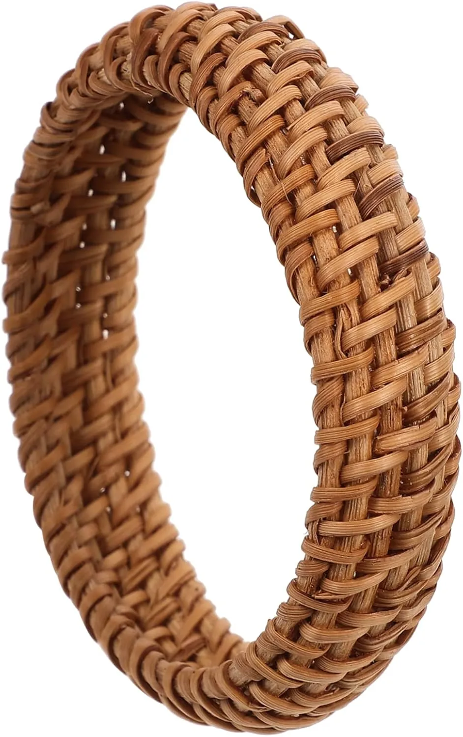PartyKindom Rattan Woven Bangle Bracelet for Ethnic Design Comfortable Fit for Wrist for Parties and Everyday Wear Chic and Durable Accessory