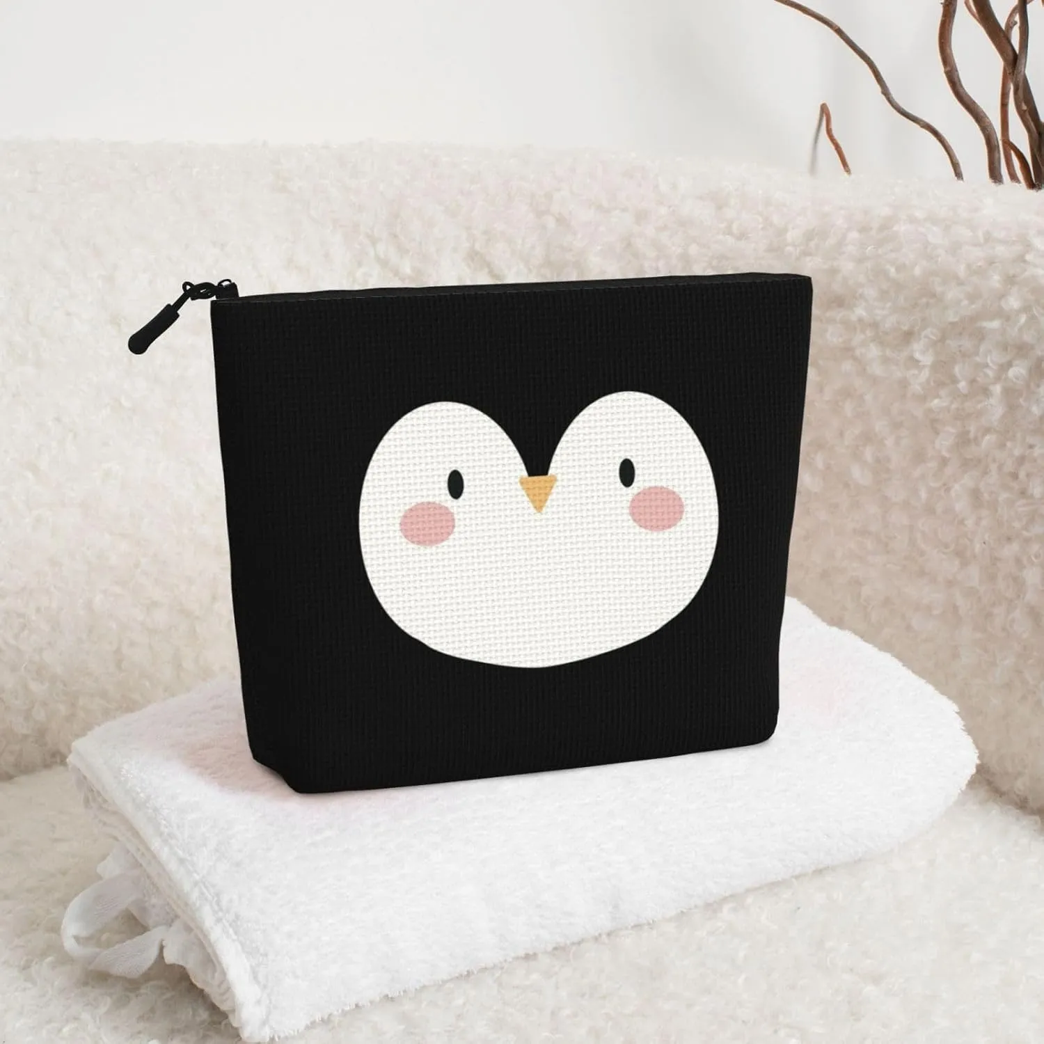 penguin gifts,penguin purse,cute makeup bag,funny purse,Makeup Bag Organizer,Large Capacity Travel Cosmetic Bag,Toiletry Bag