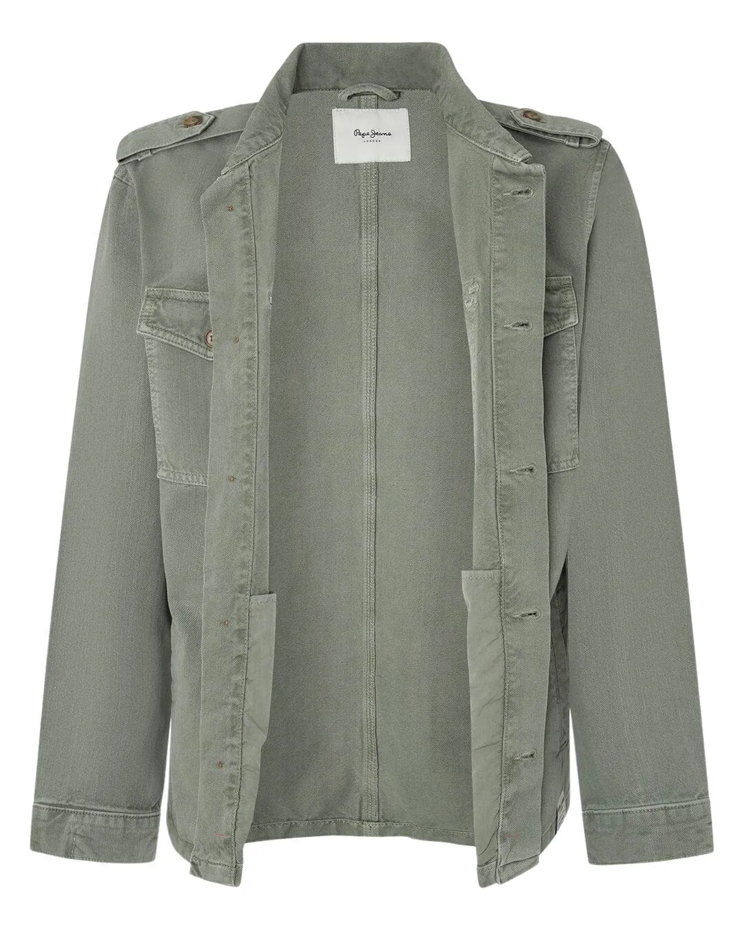 Pepe Jeans Green Eaton Colour Field Jacket