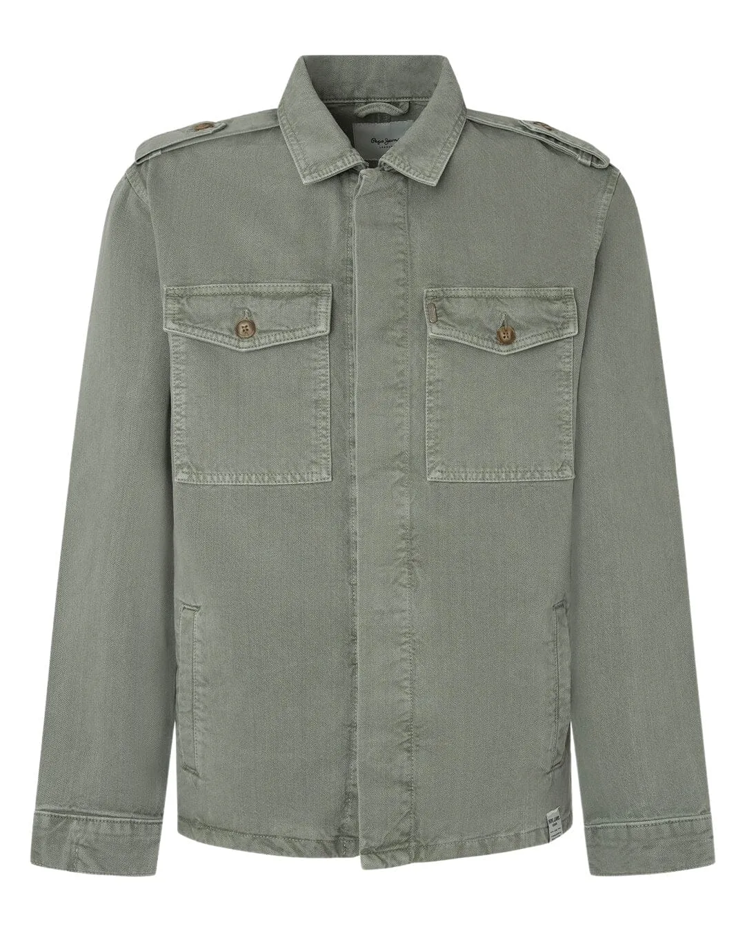 Pepe Jeans Green Eaton Colour Field Jacket