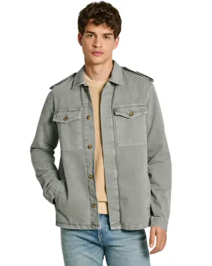 Pepe Jeans Green Eaton Colour Field Jacket