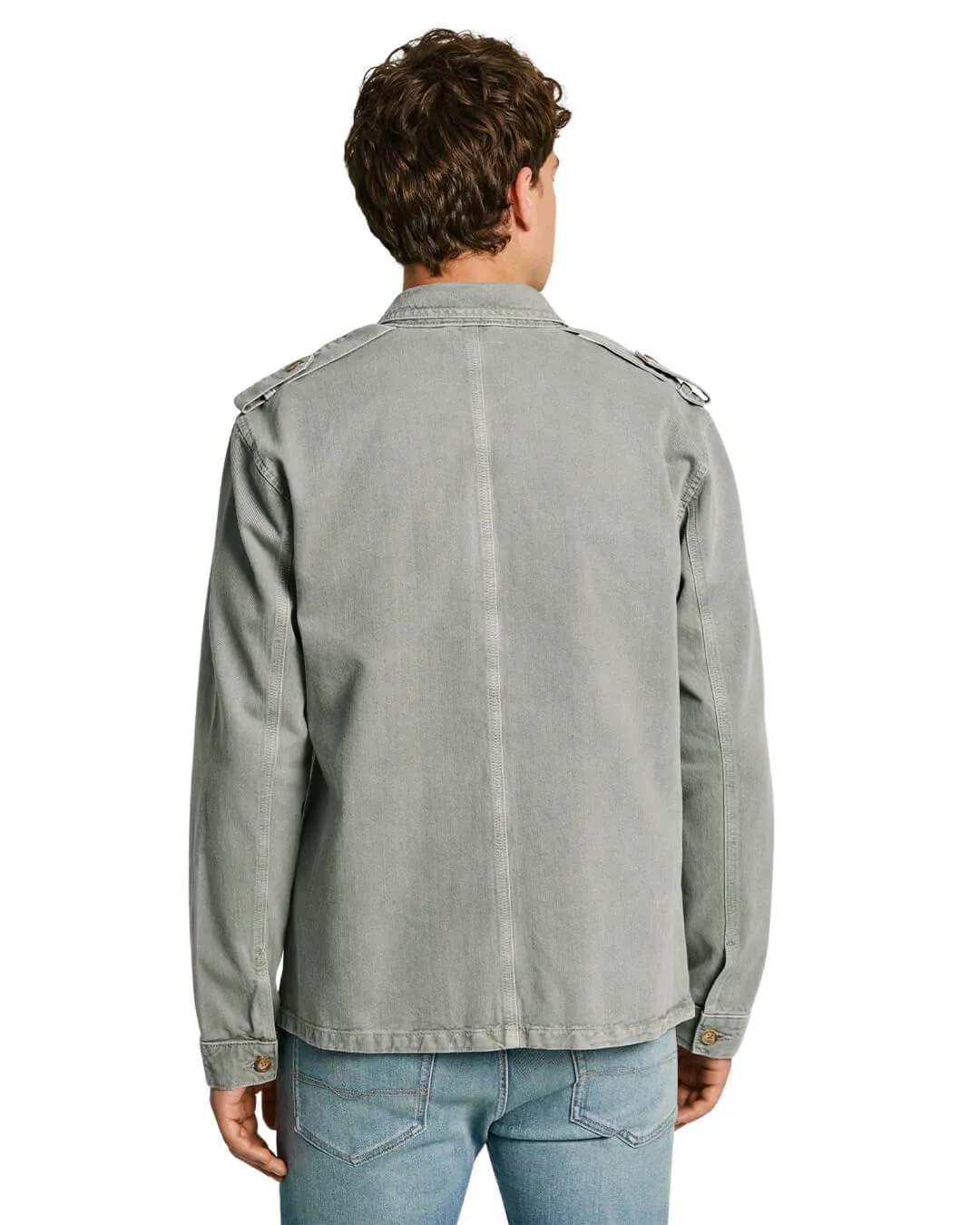Pepe Jeans Green Eaton Colour Field Jacket