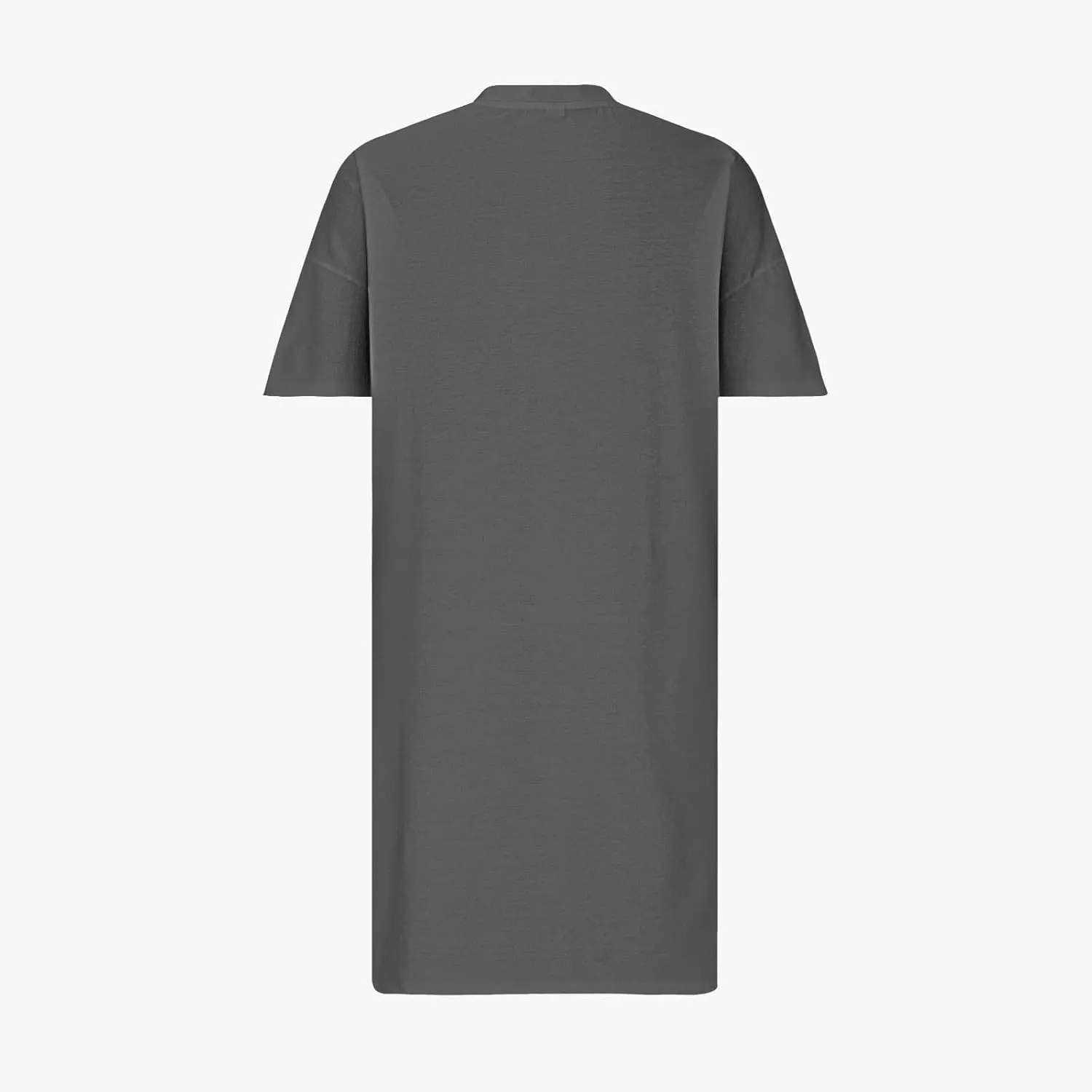 Plus Size V Neck Midi Dresses for Women Baggy V Neck T-Shirt Dress Solid Loose Fitting Sundress with Pokets