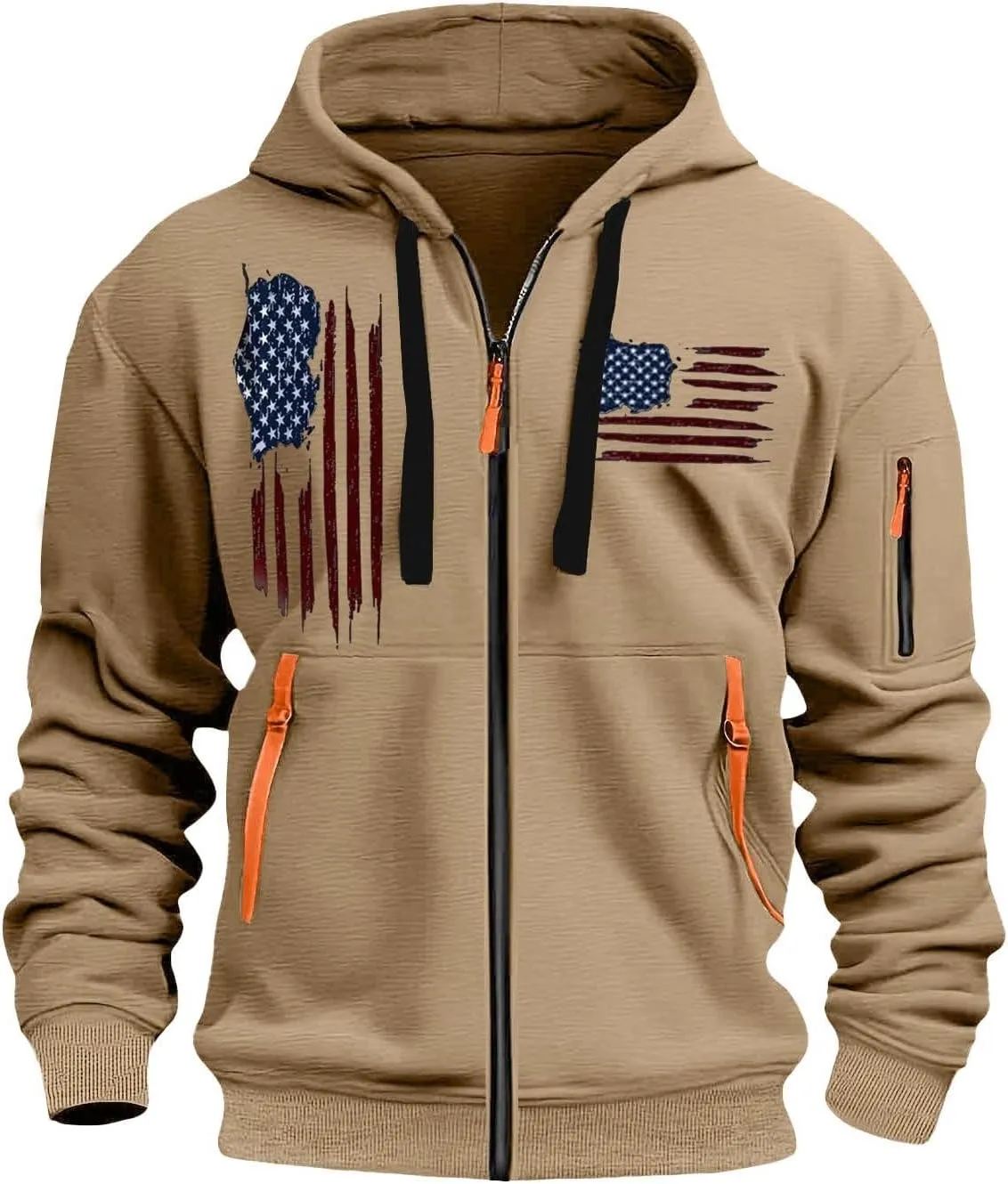 Quarter-Zip Fleece Sweatshirt Zipper Long Sleeved Hoodie Men Sweatshirt Sweatshirts Men Mens Hoodie Men Hoodies Mens