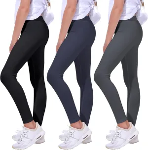 Quedoris Girls Printed Leggings Yoga Pants Multipack Leggings for Kids in 3t to 13 Years