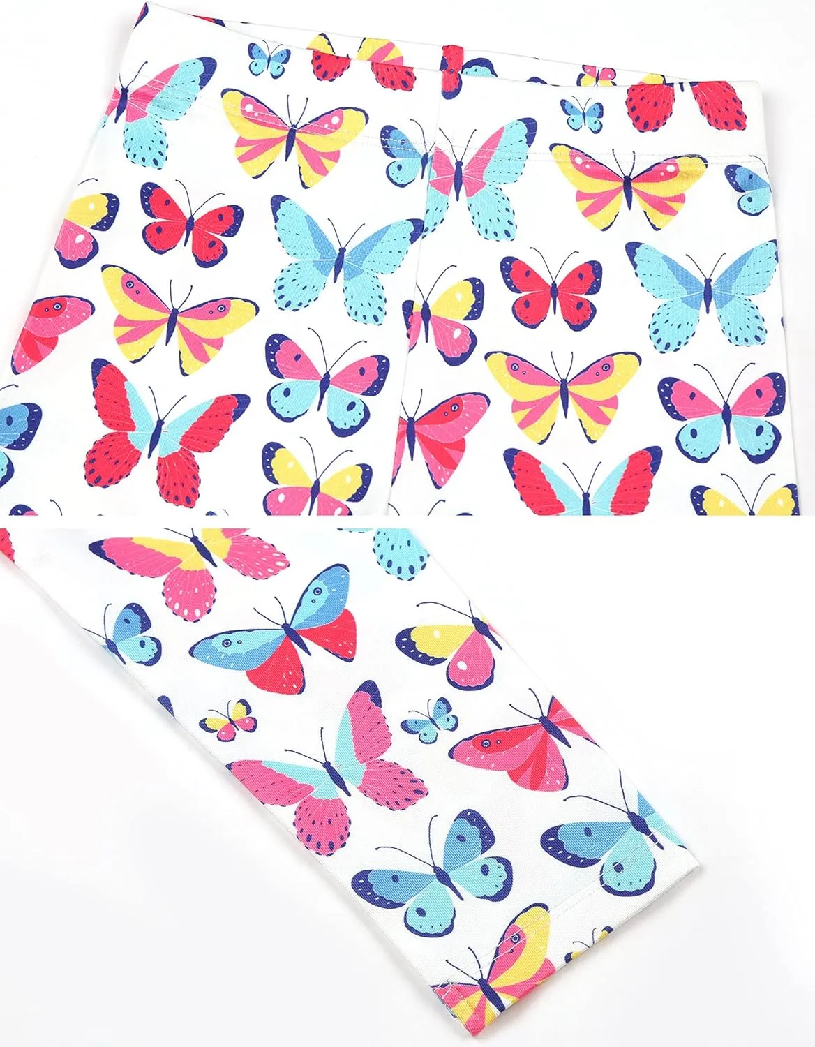 Quedoris Girls Printed Leggings Yoga Pants Multipack Leggings for Kids in 3t to 13 Years
