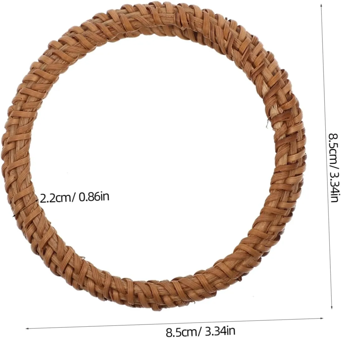 Rattan Bracelet Natural Hand Bracelets for Women Decorative Bangle Bangles for Women Summer Bracelets