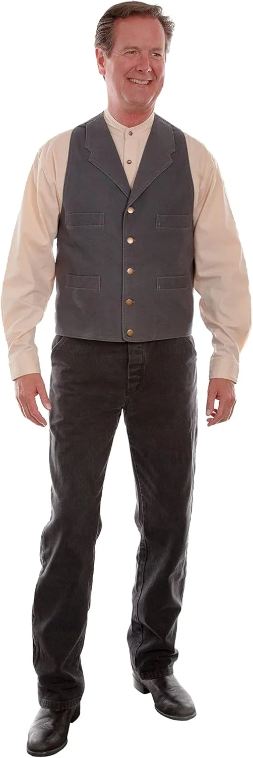 Scully Men's Rangewear Cotton Canvas Vest