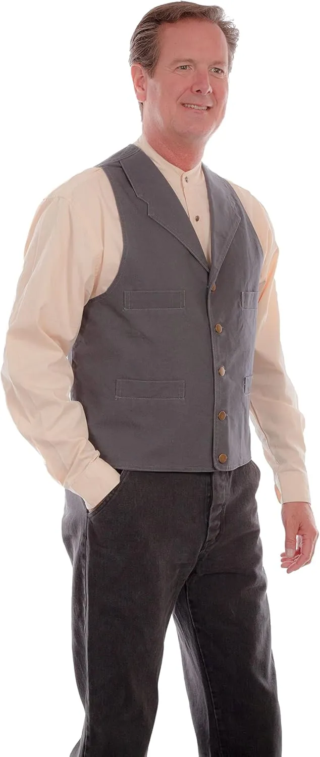 Scully Men's Rangewear Cotton Canvas Vest