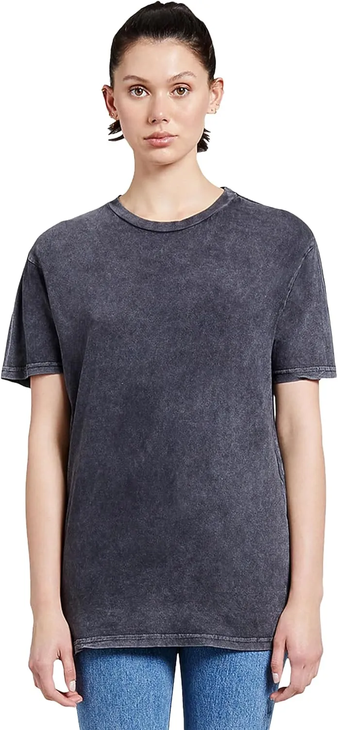 ShirtBANC Mens Faded Vintage T Shirts Mineral Wash Distressed Hipster Shirt