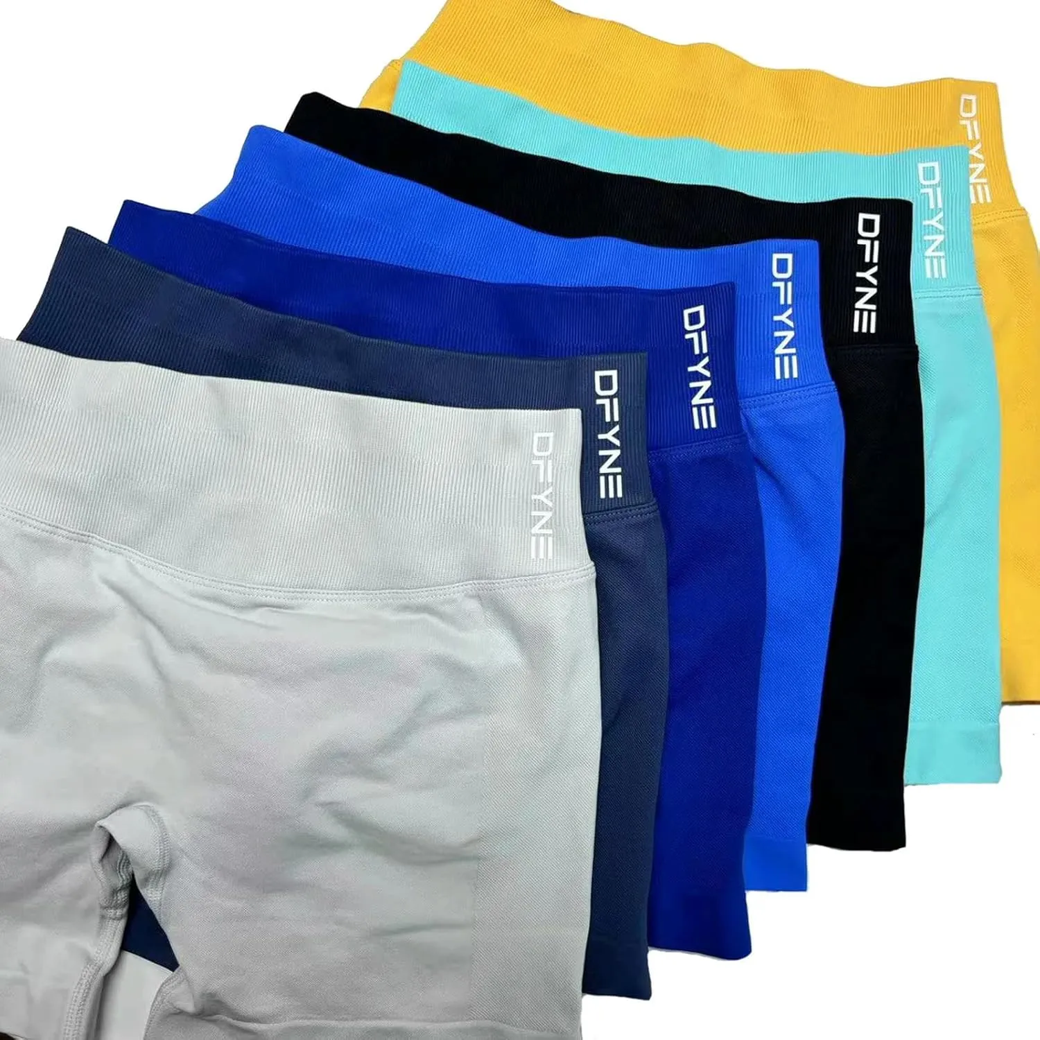 Shorts 4.5'' Low Waist Seamless Yoga Shorts Scrunch Bum Gym Shorts Women Workout Biker Short Stretch