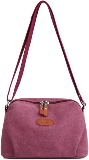 Shoulder Handbags Large Crossbody Bags for Women Ladies Briefcase Purse Work Travel Daily Bags with Adjustable Strap Purple