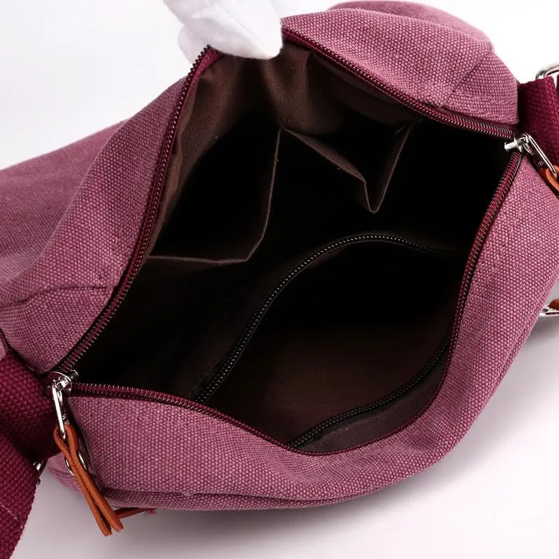 Shoulder Handbags Large Crossbody Bags for Women Ladies Briefcase Purse Work Travel Daily Bags with Adjustable Strap Purple