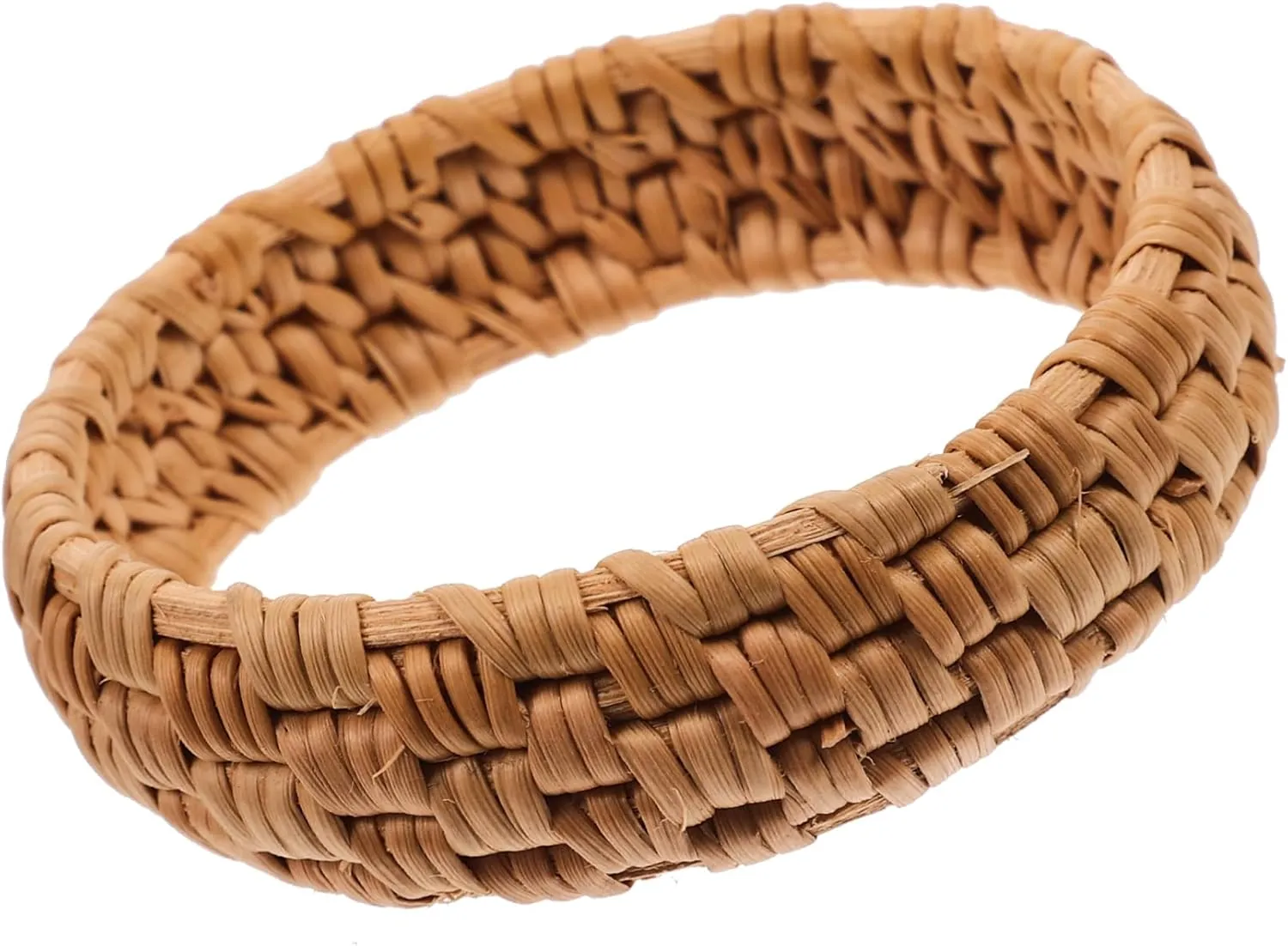 SOIMISS 2pcs Rattan Woven Bracelet Bohemia Ethnic Style Wrist Bangle for Summer
