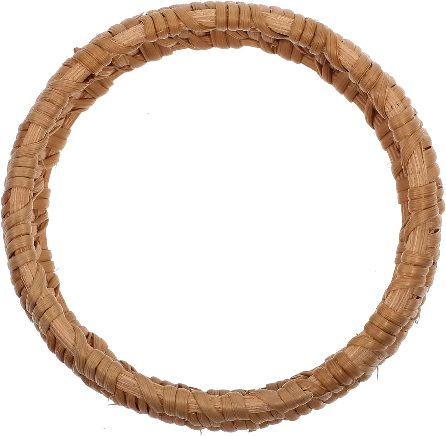 SOIMISS 2pcs Rattan Woven Bracelet Bohemia Ethnic Style Wrist Bangle for Summer