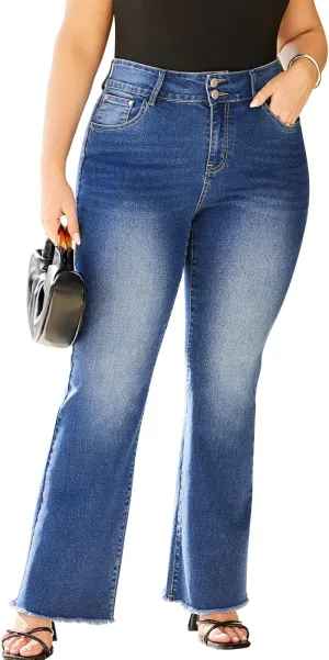 Stretchy Bootcut Jeans for Women High Waisted Jeans for Women with Pockets ??Standard??