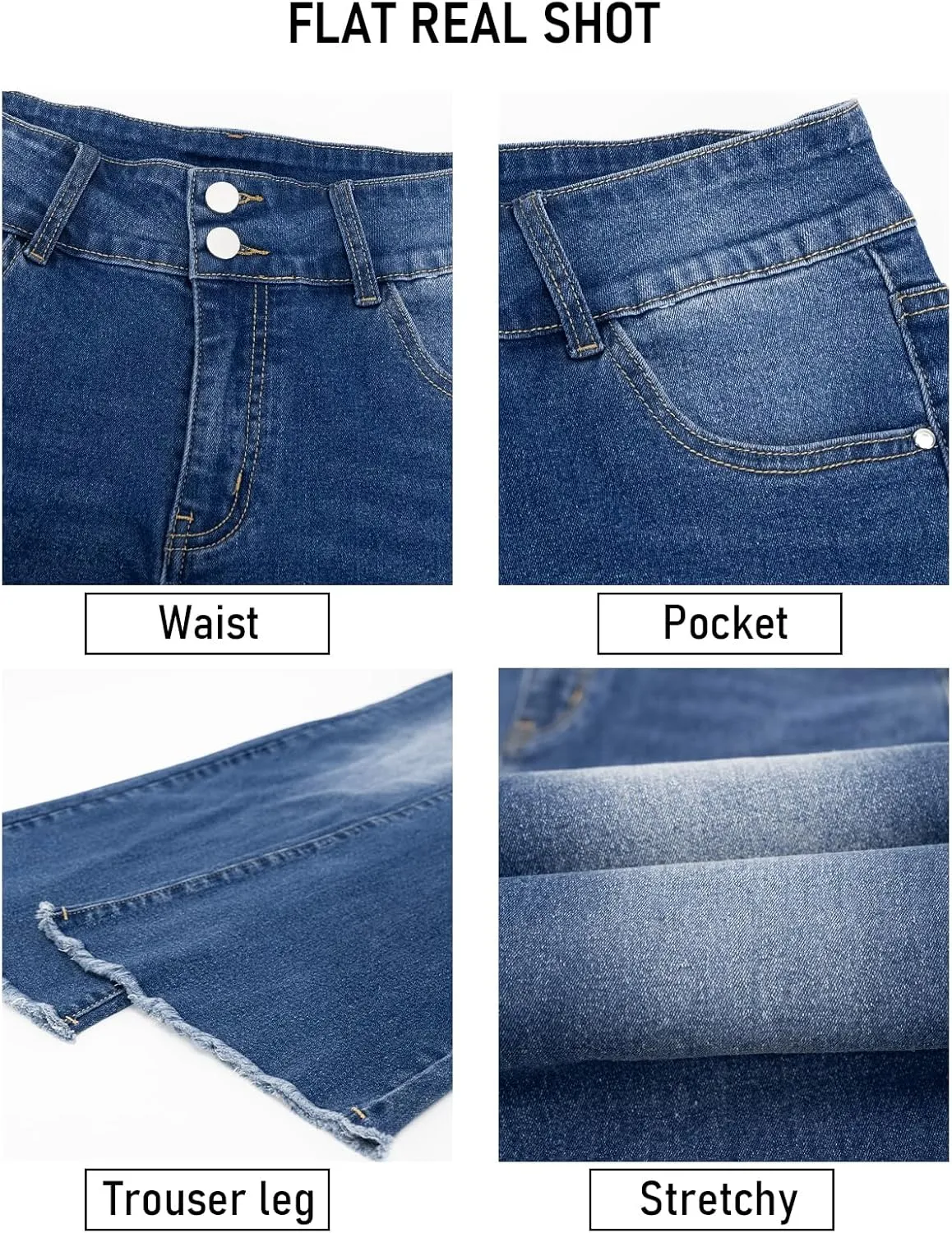 Stretchy Bootcut Jeans for Women High Waisted Jeans for Women with Pockets ??Standard??