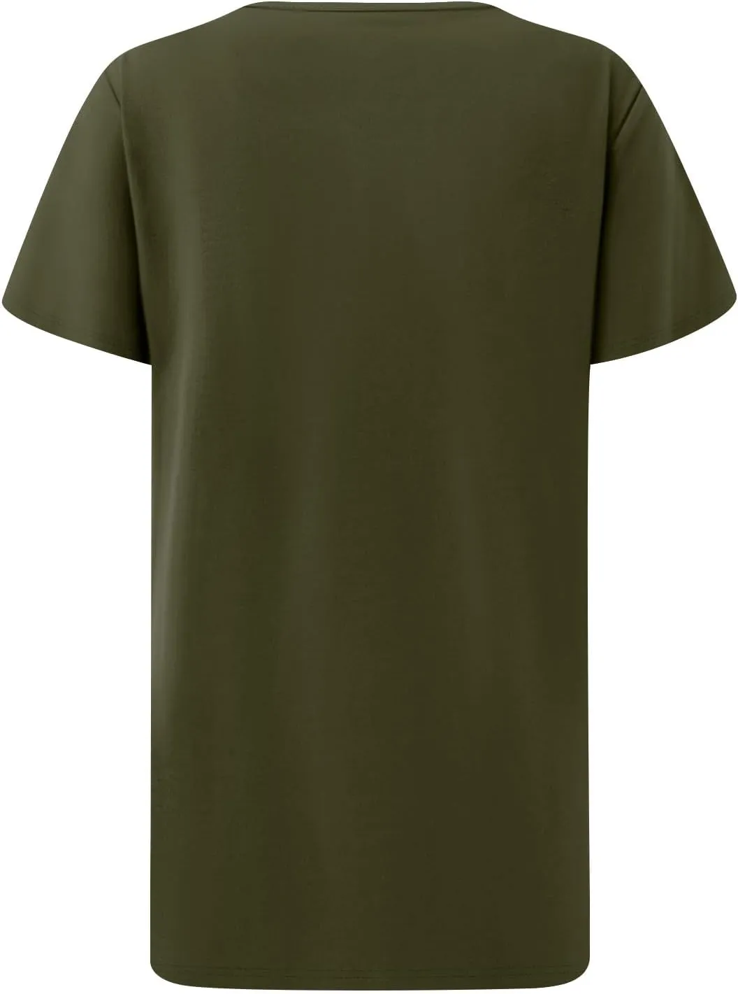 Summer Tops for Women 2025 Trendy V Neck Short Sleeve Pleated Front Shirts Dressy Casual Blouses Loose Fit Tunics