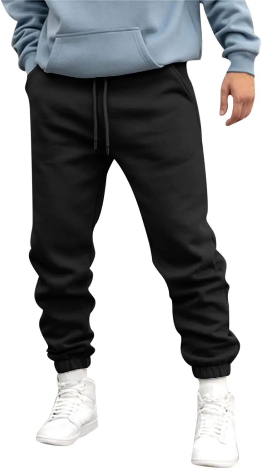 Sweatpants for Men Big and Tall Casual Mens Gifts Cargo Pants Hiking Workout Joggers Elastic Athletic Club Sweatpants
