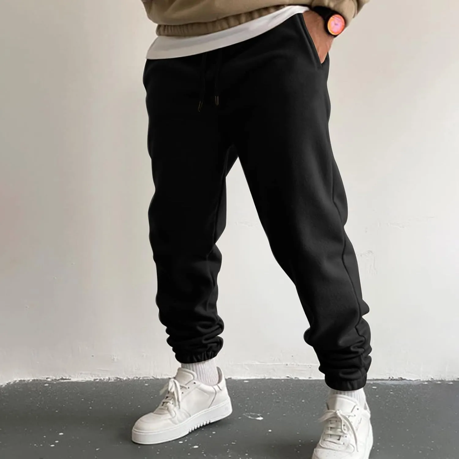 Sweatpants for Men Big and Tall Casual Mens Gifts Cargo Pants Hiking Workout Joggers Elastic Athletic Club Sweatpants