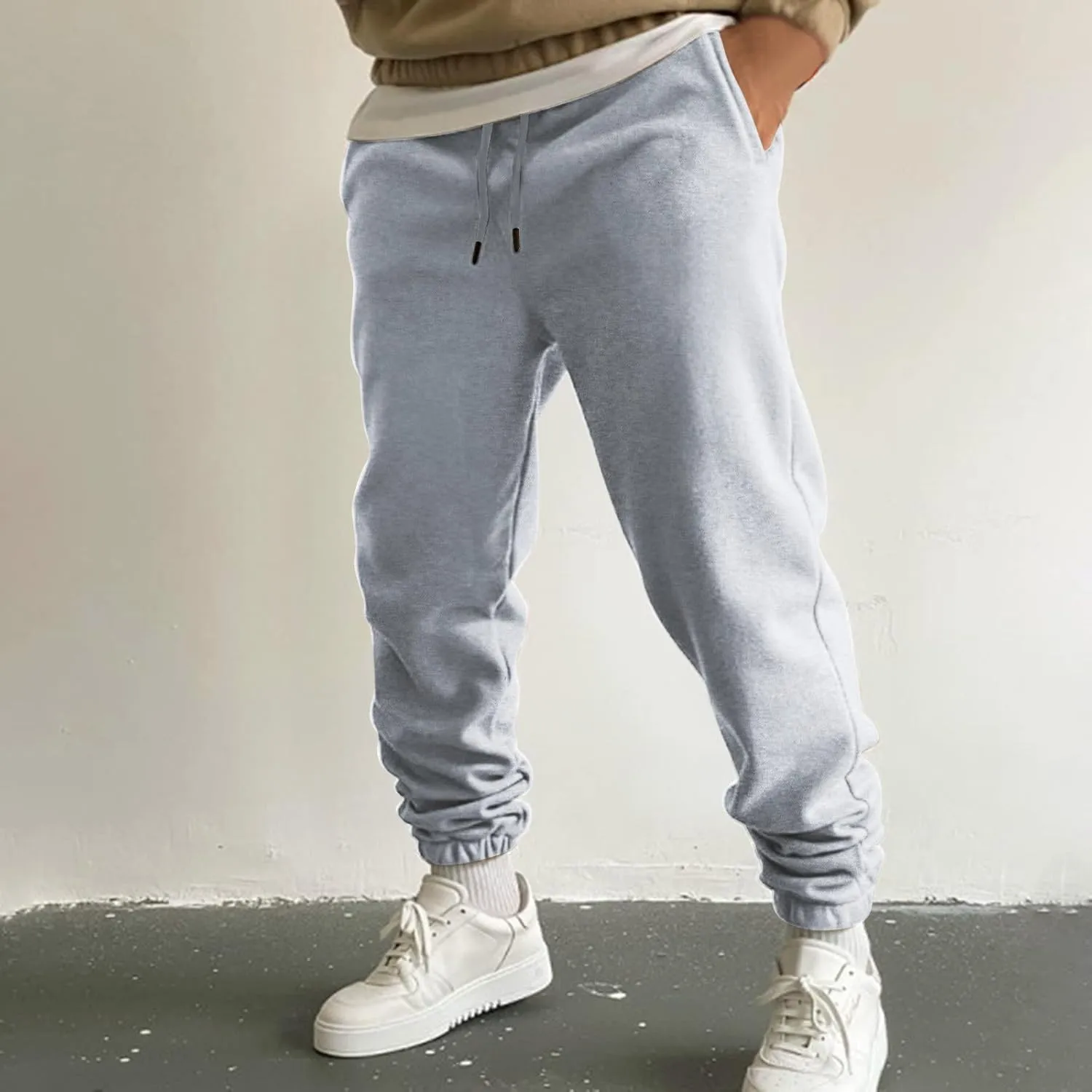 Sweatpants for Men with Pockets Lightweight Men's Cargo Pants Mens Work Pants Hiking Trouser Relaxed Fit Sport Jogger