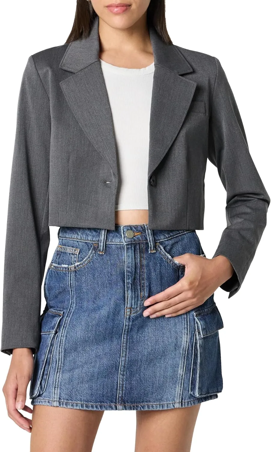 The Drop Women's Reims Cropped Blazer
