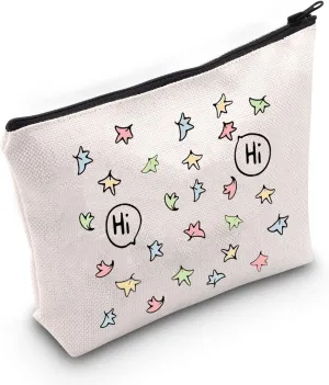 TOBGB Hi Hi Leaves Makeup Bag Spotify Inspired Gift BL Love Gift Comics Lover Gift TV Show Merchandise (Hi Hi)