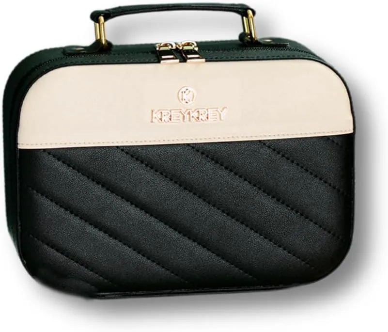 Toiletry Bag for Women Men, Waterproof Makeup Cosmetic Bag Travel Organizer Travel Bag (Large Black)