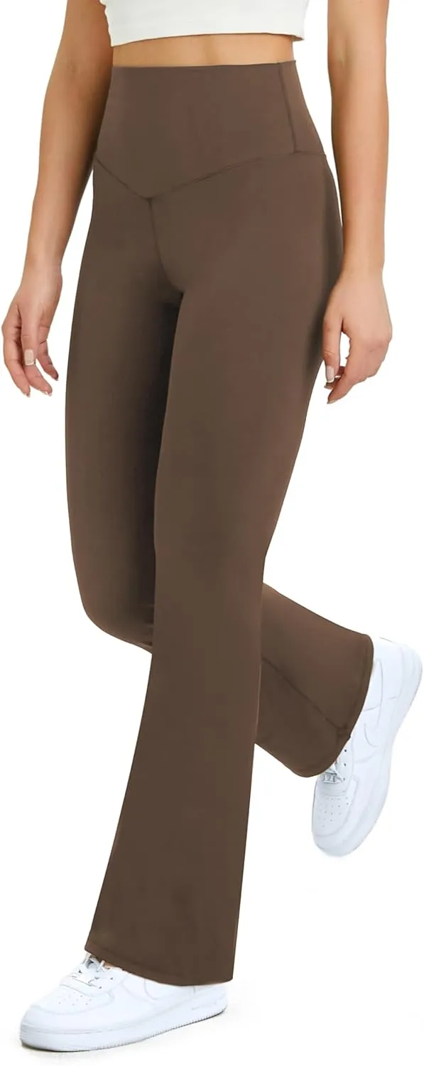 TOPYOGAS Womens Flare Yoga Pants High Waist Bootcut Leggings with Tummy Control Workout Gym Leggings
