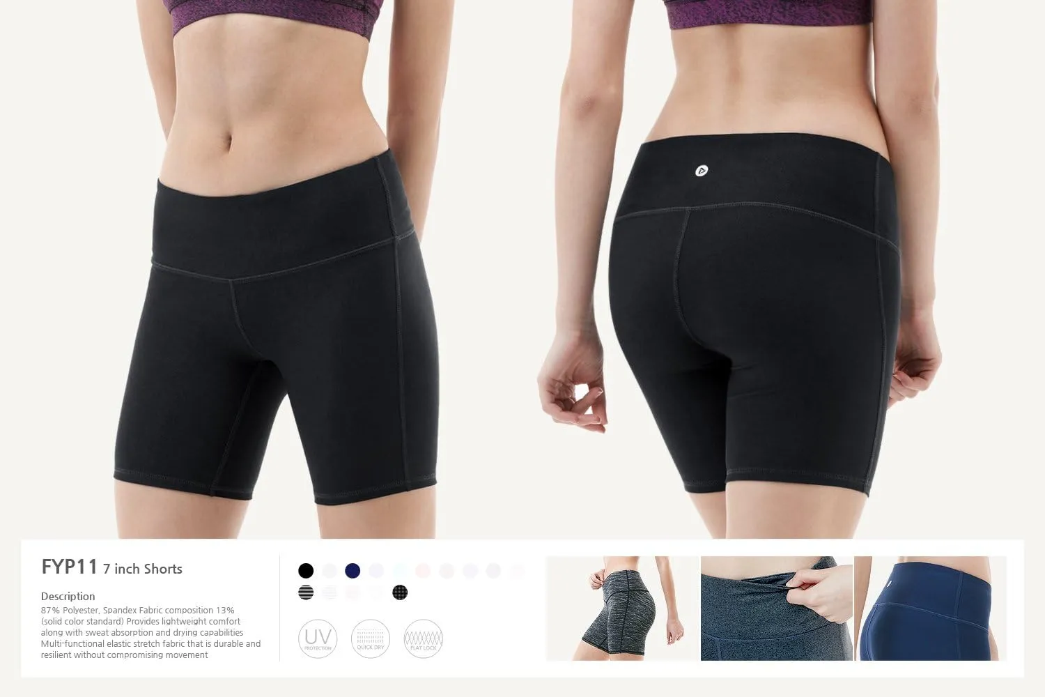 TSLA Women's High Waisted Bike Shorts, Workout Running Yoga Shorts with Pocket, Athletic Stretch Exercise Shorts