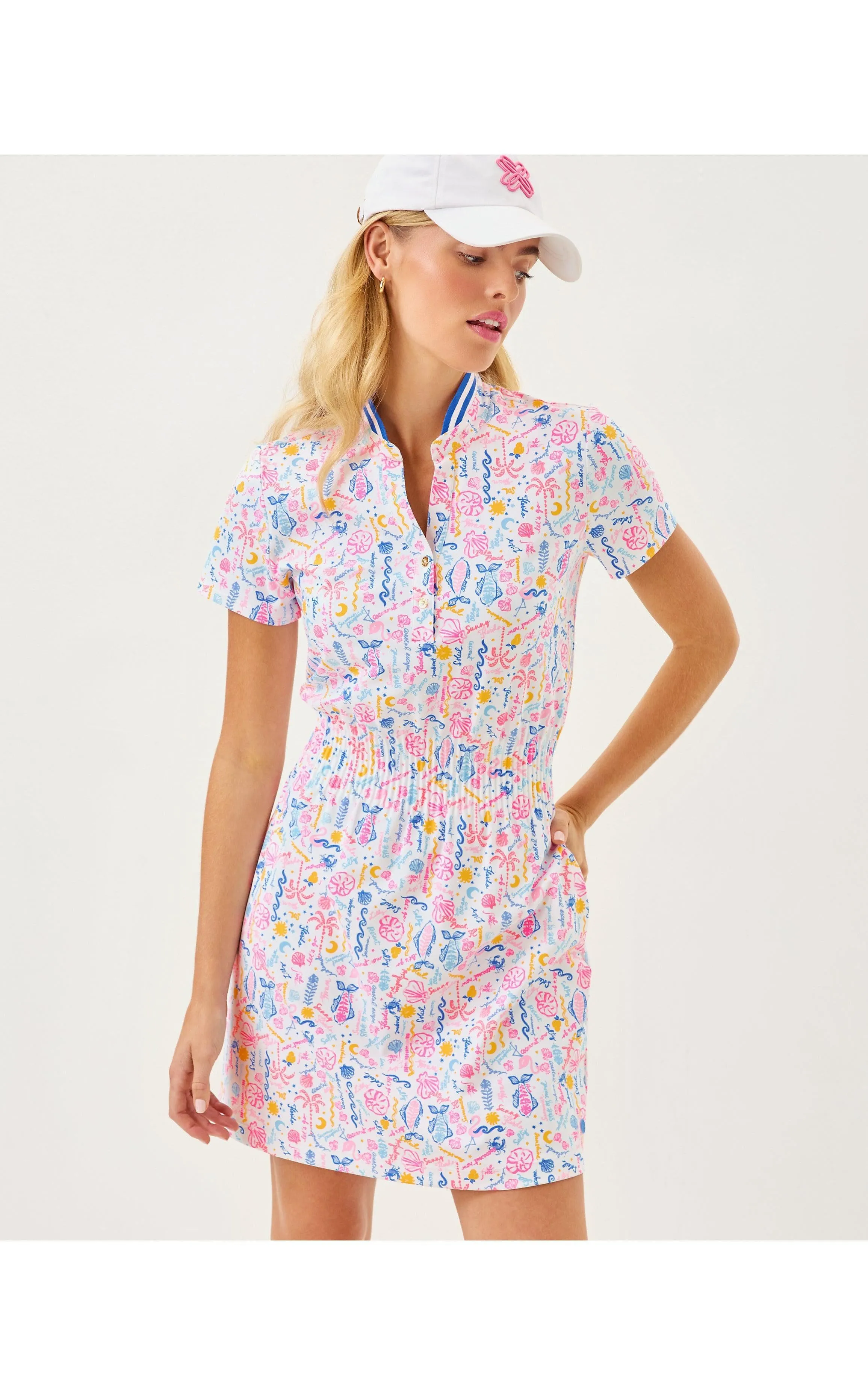 UPF 50  Luxletic Love Active Dress Summer Serenade