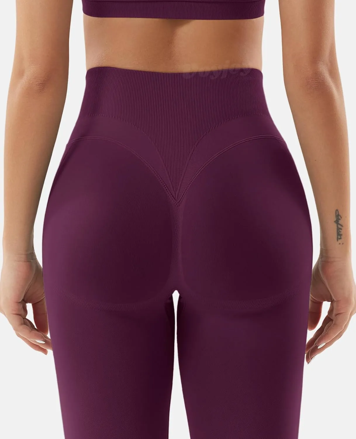 VOYJOY Women Impact Leggings Seamless Scrunch Butt Lifting Workout Leggings High Waisted Gym Yoga Pant