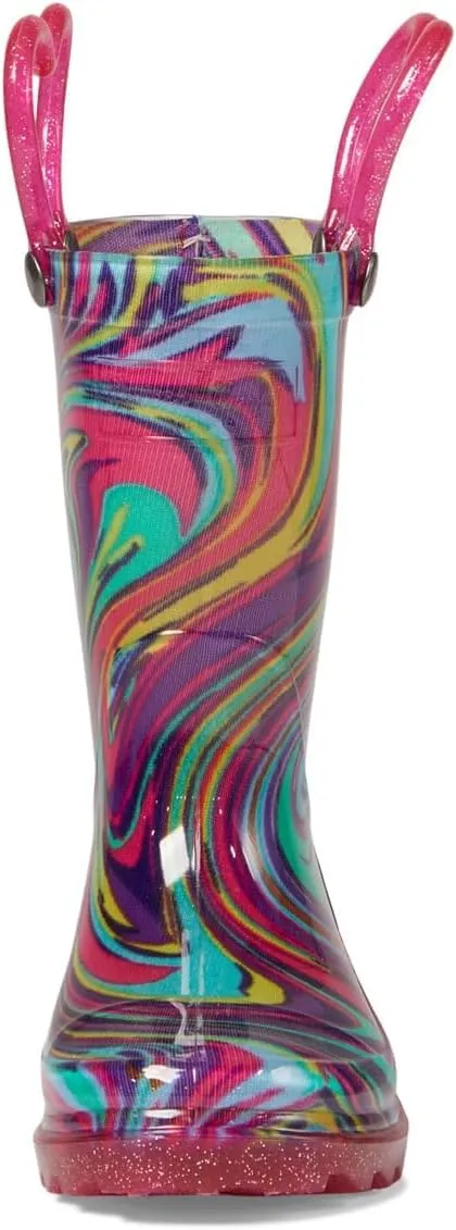 Western Chief Kids Lighted Rain Boots for Kids (Toddler/Little Kid) - Textured Rubber Mud-Guard